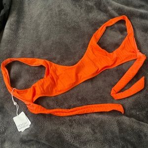 Monday Swimwear Orange Bikini Top